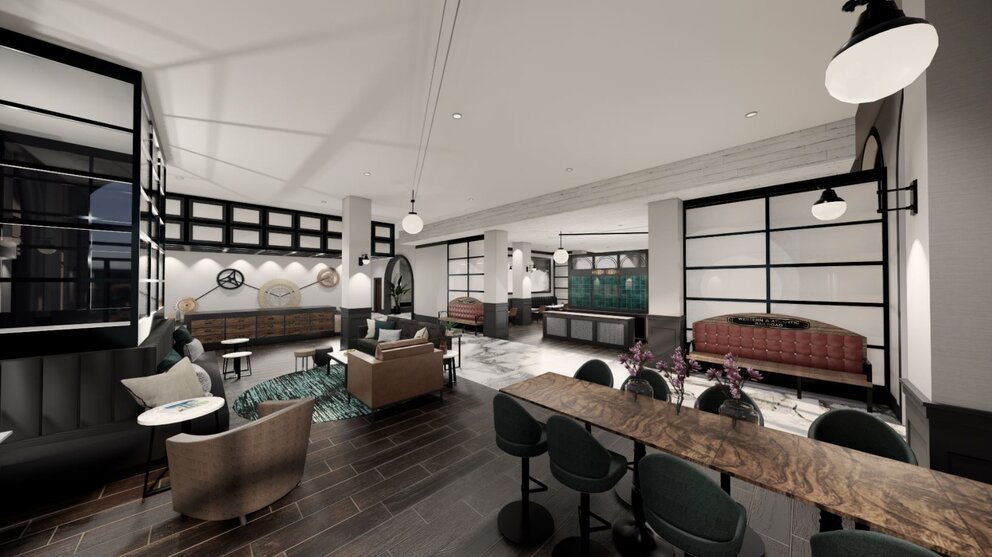 Lobby at our Alpharetta hotel