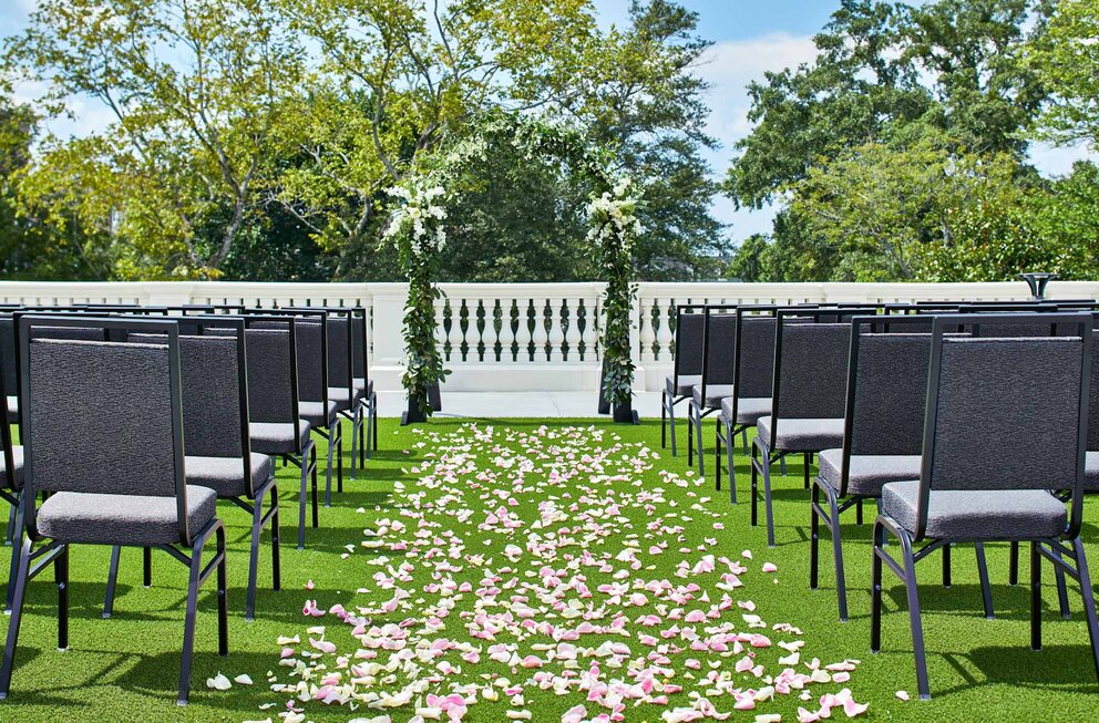 Terrace Wedding in Alpharetta